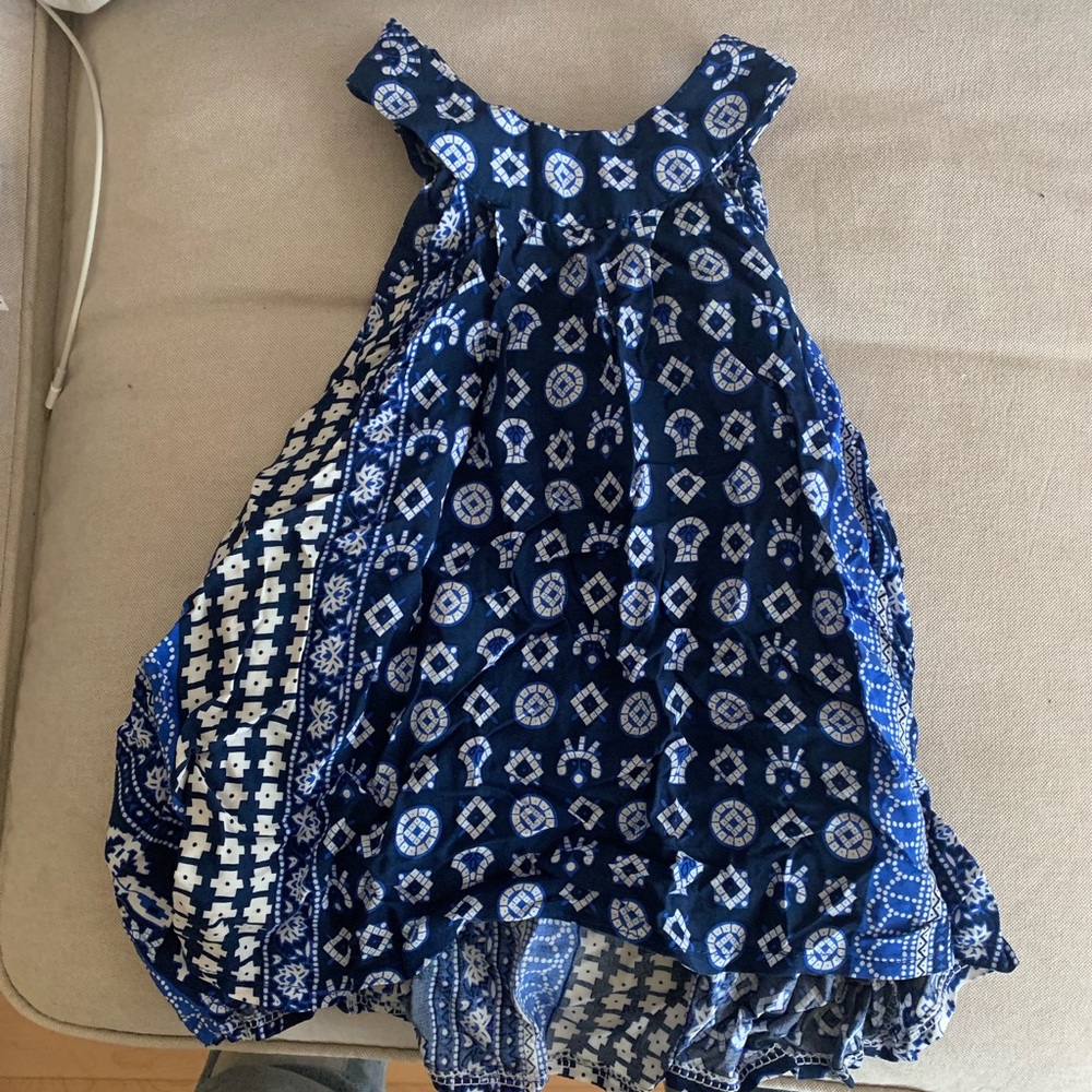 Blue festival top